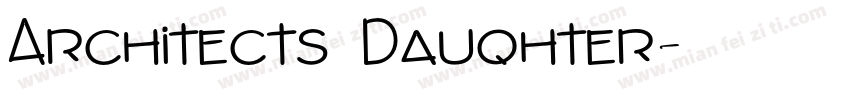 Architects Dauqhter字体转换